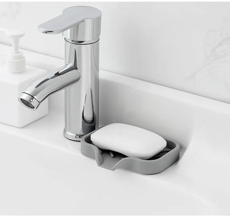 Bandeja de Silicone para Pia com Drenagem Automática