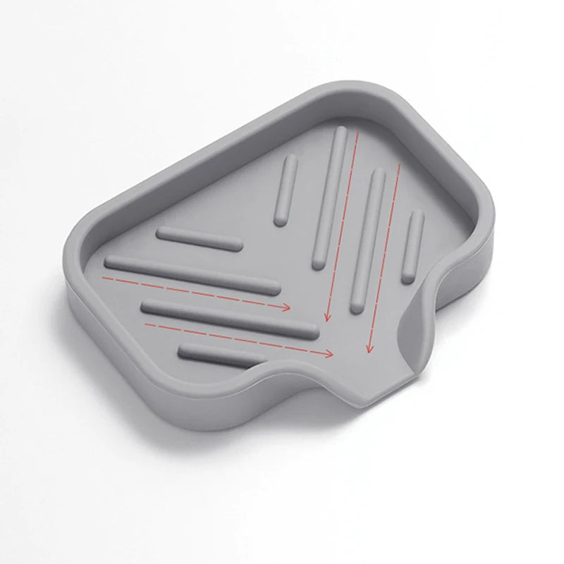 Bandeja de Silicone para Pia com Drenagem Automática