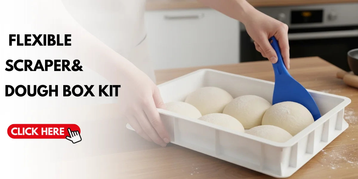 Espátula Flexível para Massas e Pizzas Sem Bagunça